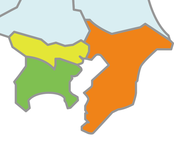 対応エリア地図